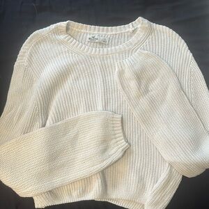 White Hollister sweater